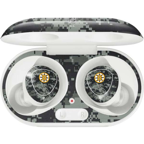 NHL Boston Bruins Camo Galaxy Buds Plus Skin